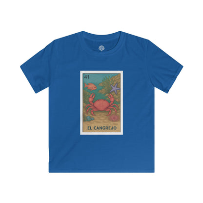 Crab Lotería kids soft style t-shirt image 10
