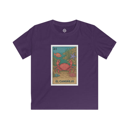 Crab Lotería kids soft style t-shirt image 11