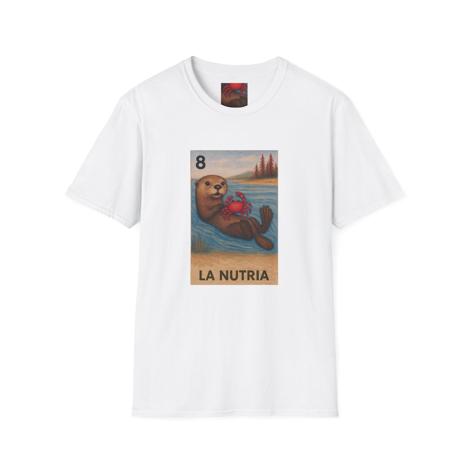 Sea Otter Lotería cotton t-shirt image 19