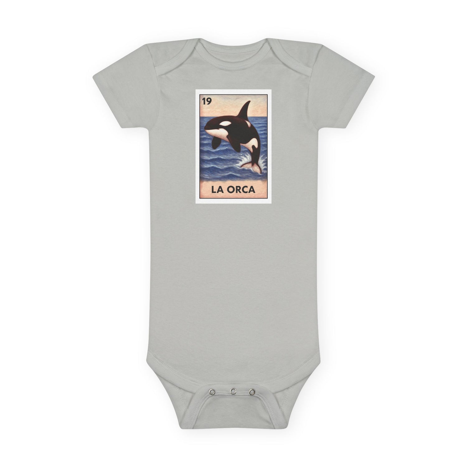 Orca Lotería baby cotton onesie image 4