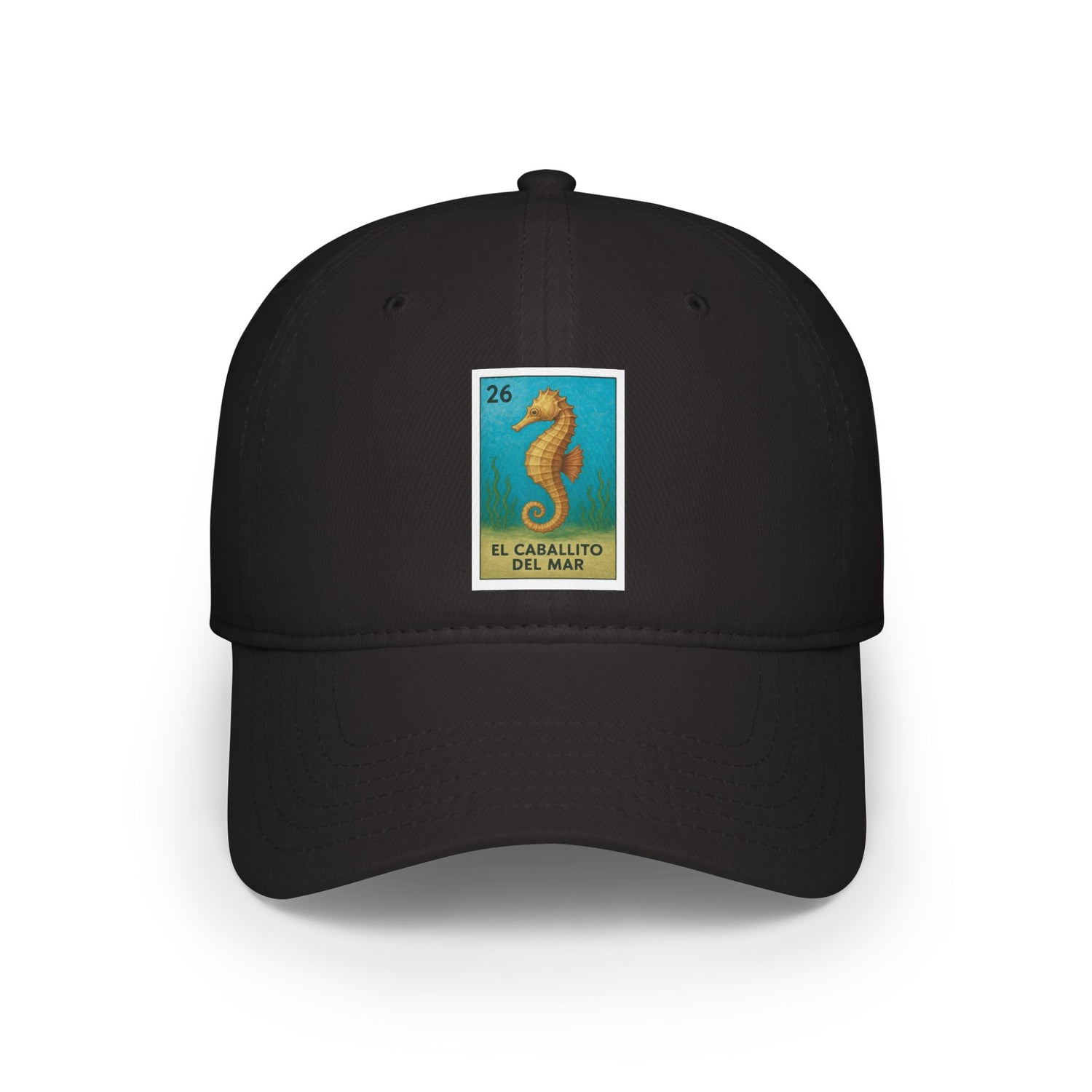 Seahorse Lotería baseball cap image 3