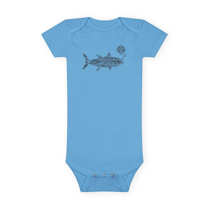 Ventana Wooden Tuna baby cotton onesie image 1
