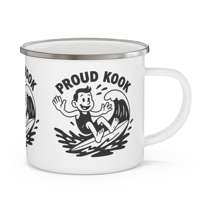Proud Kook Enamel Camping Mug (12oz - small)