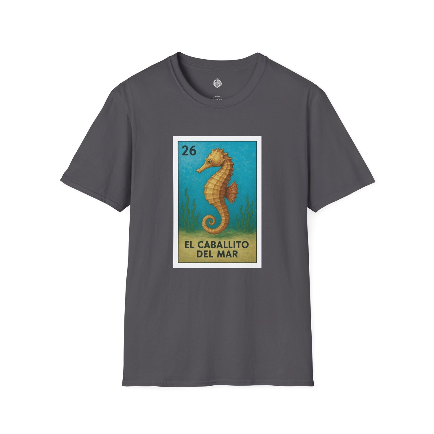 Seahorse Lotería cotton t-shirt image 13