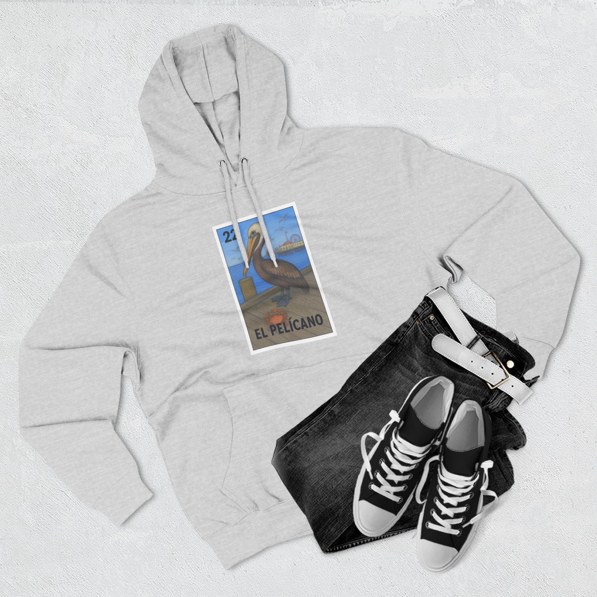 Pelican Loteria fleece hoodie product image 18