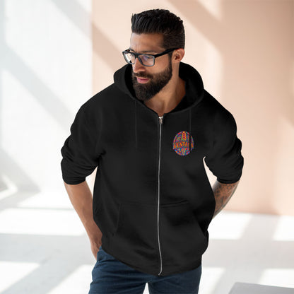 Ventana Psychedelic Treefish Logo zip fleece hoodie image 20