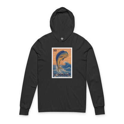 Dorado Lotería cotton hooded long sleeve t-shirt image 5