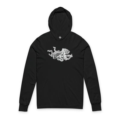 Ventangle Octopus cotton hooded long sleeve t-shirt image 4