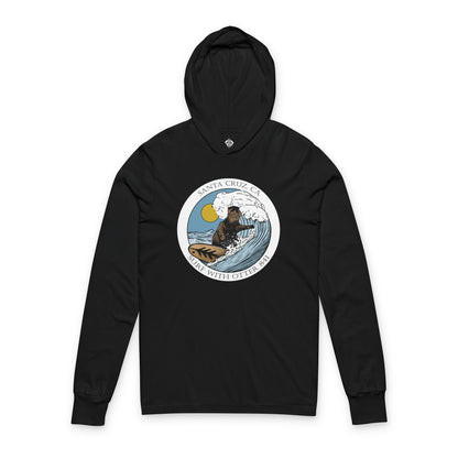 Otter 841 by Thiago Bianchini cotton hooded long sleeve t-shirt image 5