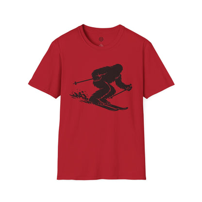 Ventana Shreddy Yeti Ski Unisex - U.S. Cotton T-Shirt