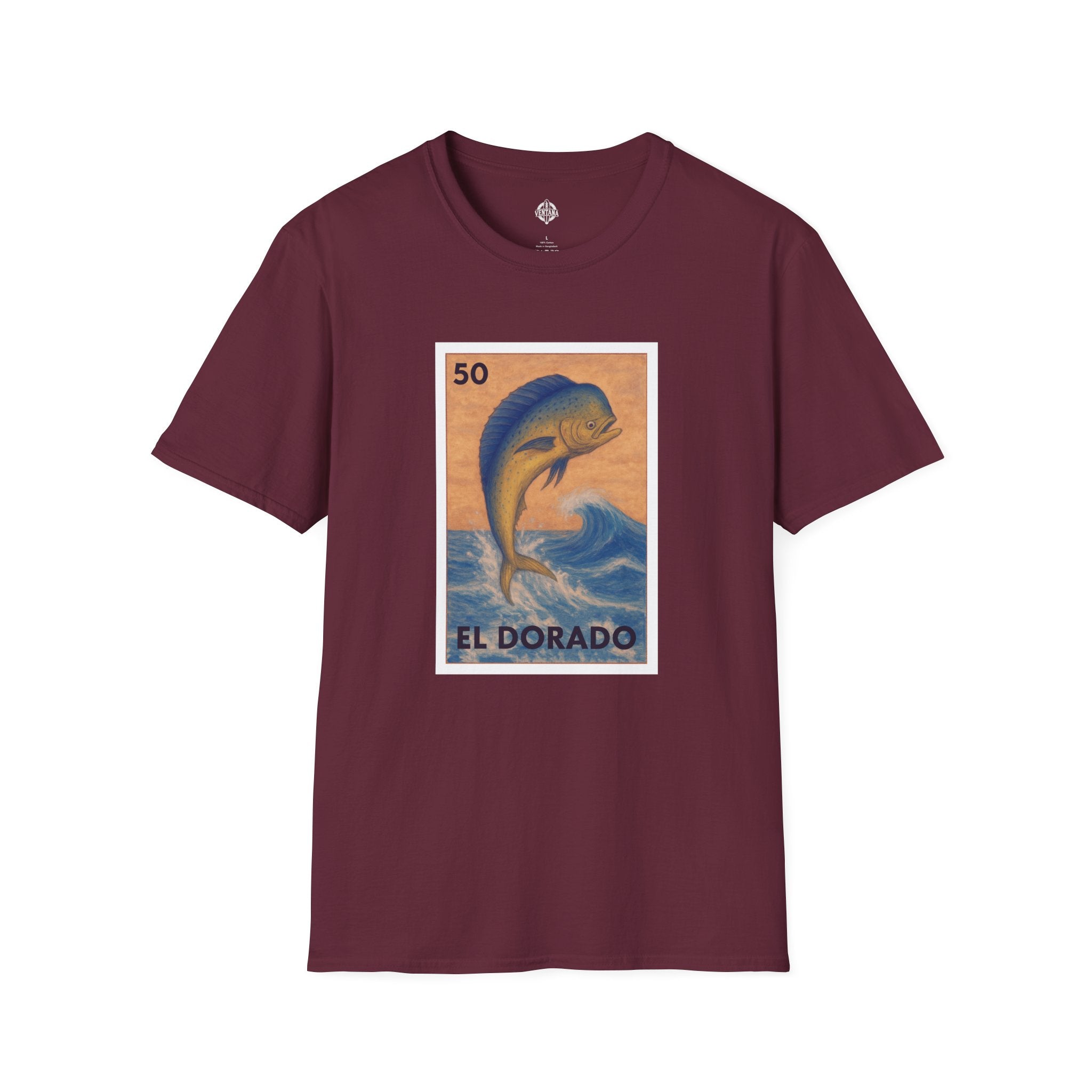 Dorado Lotería Unisex - Soft Style U.S. Cotton T-Shirt (El Dorado)
