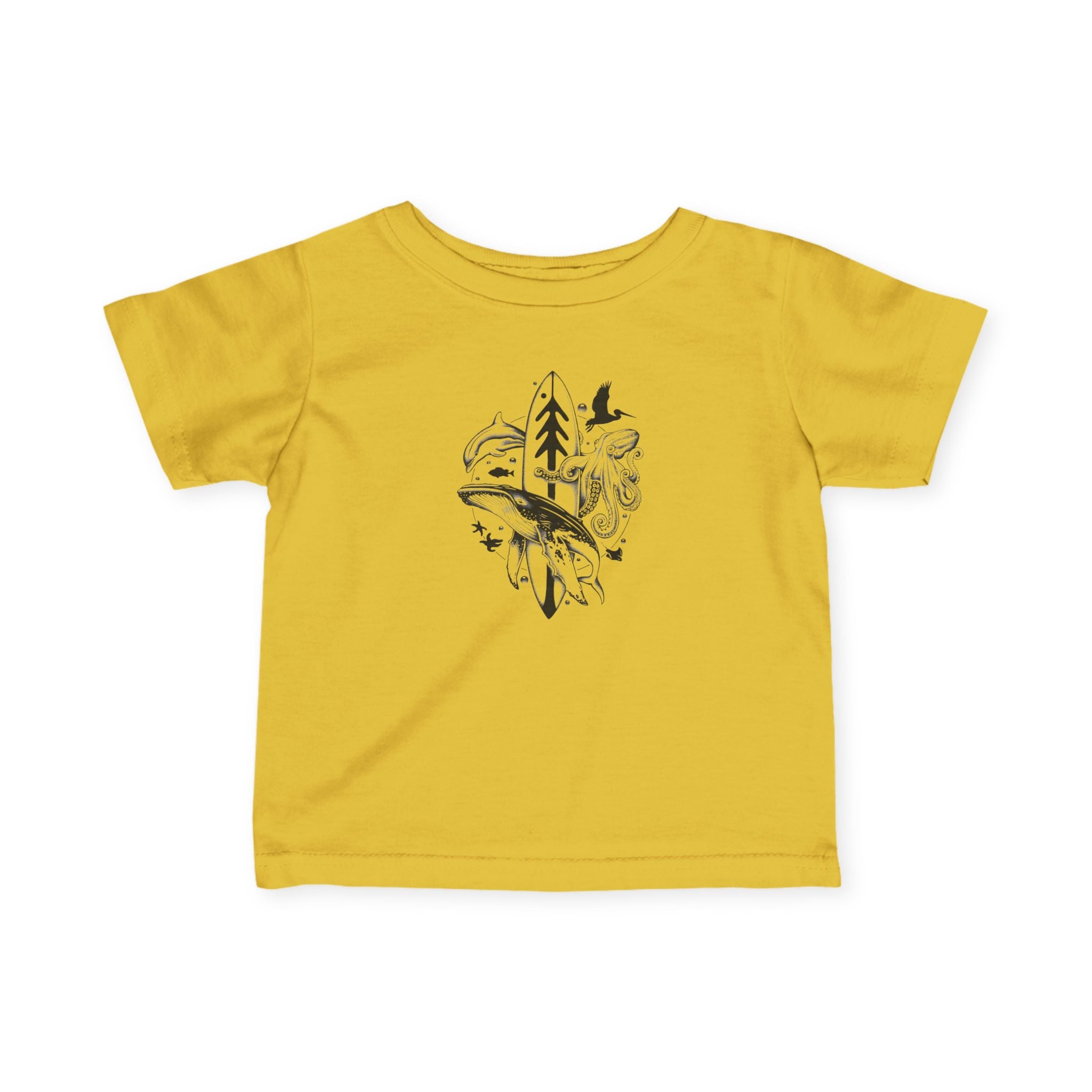 Ventana Monterey Bay by Thiago Bianchini infant cotton t-shirt image 6