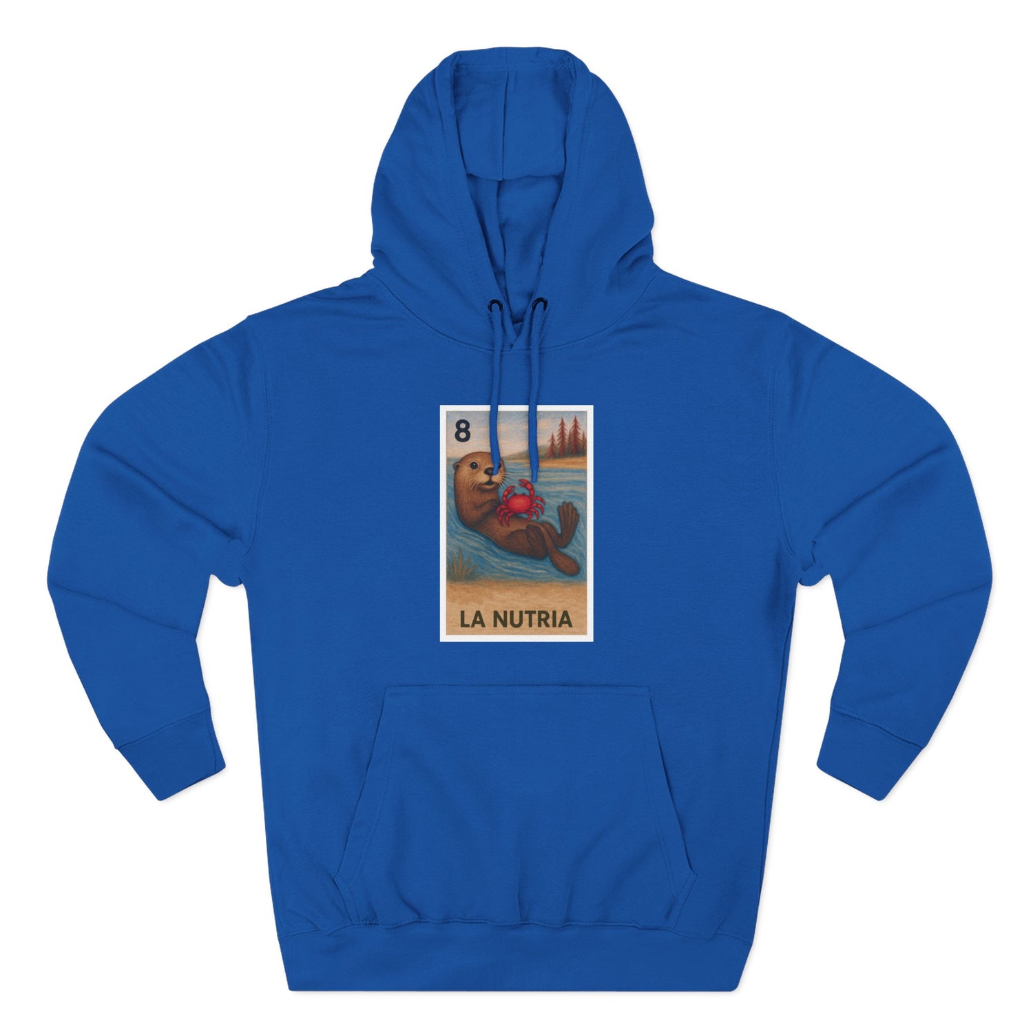 Sea Otter Lotería fleece hoodie image 6