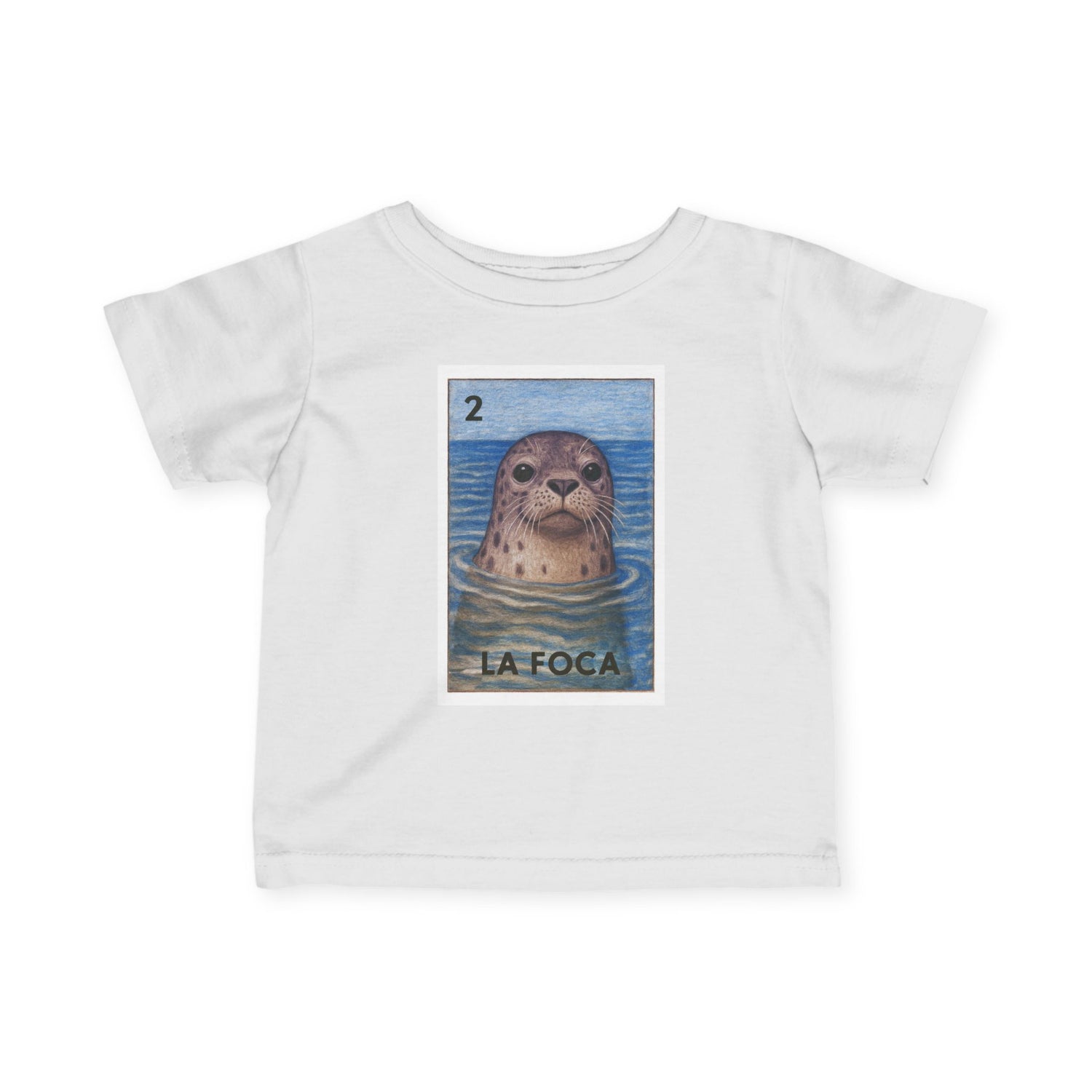 Seal Lotería infant cotton t-shirt image 20