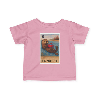 Sea Otter Lotería infant cotton t-shirt image 2