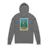 Seahorse Lotería cotton hooded long sleeve t-shirt image 2