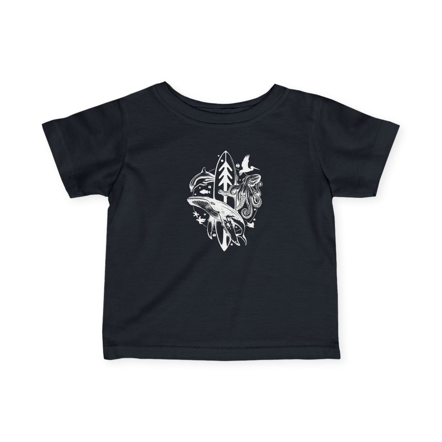 Ventana Monterey Bay by Thiago Bianchini infant cotton t-shirt image 12
