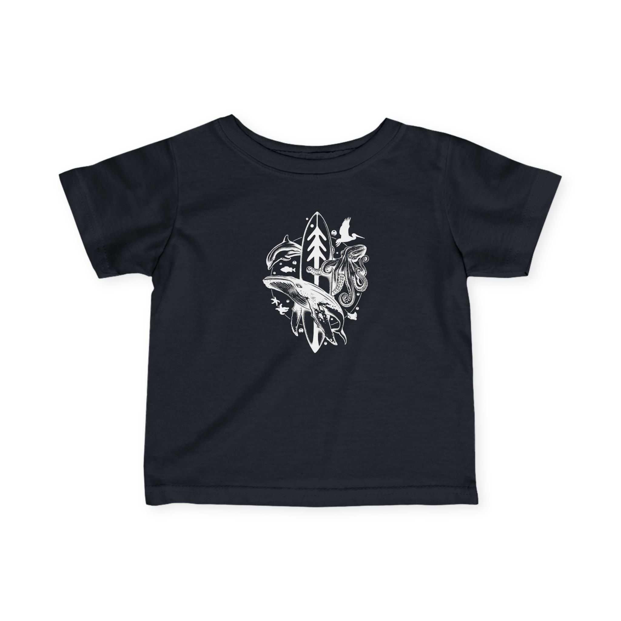 Ventana Monterey Bay by Thiago Bianchini infant cotton t-shirt image 12