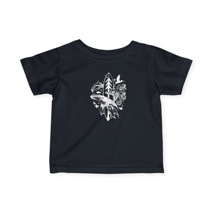 Ventana Monterey Bay by Thiago Bianchini infant cotton t-shirt image 12