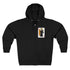 Queen of Hearts Surfer zip fleece hoodie image 5