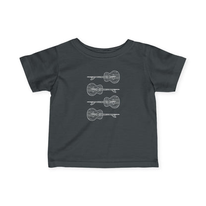 Ventana Santa Cruz Guitar Collab infant cotton t-shirt image 11