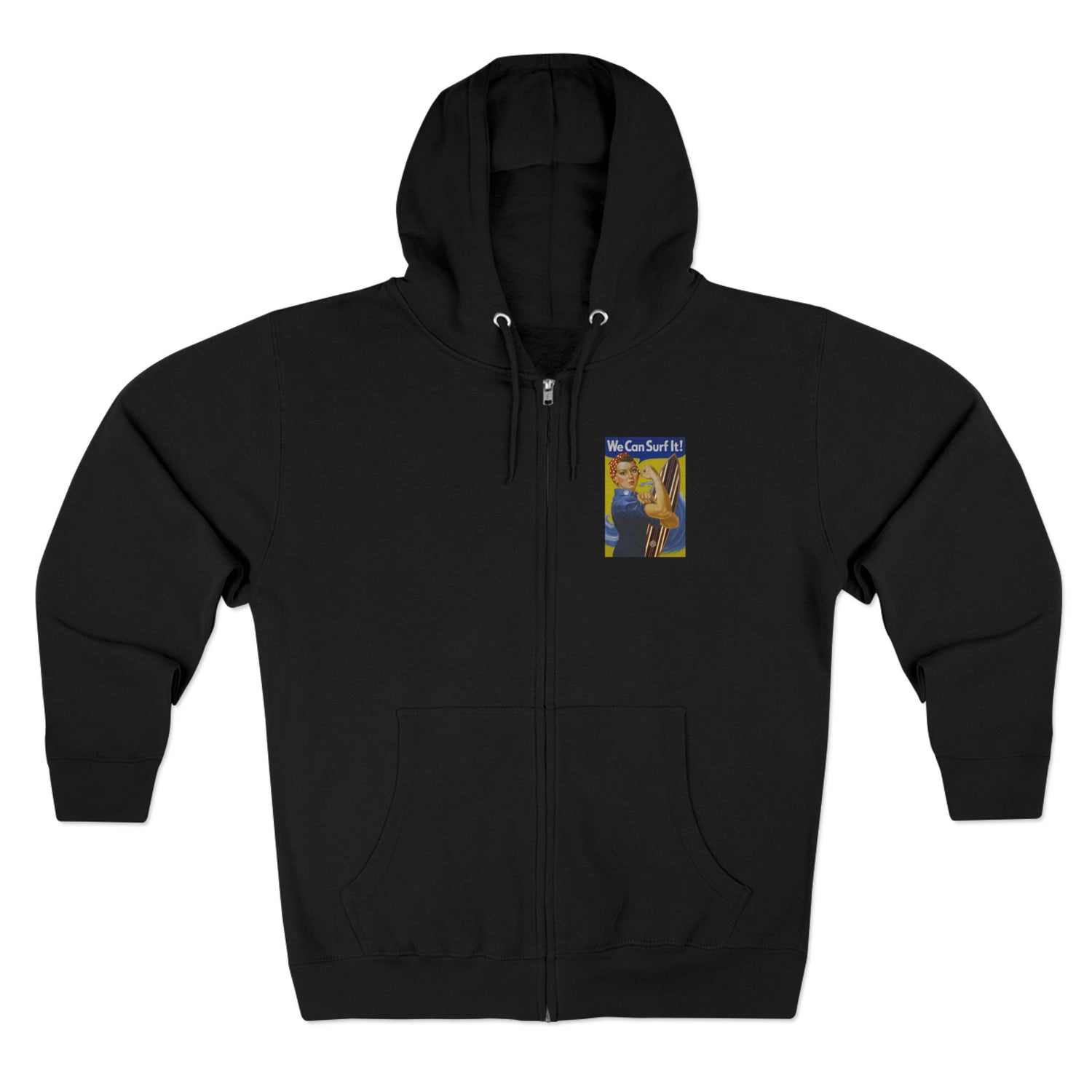 Rosie the Surfer zip fleece hoodie image 6