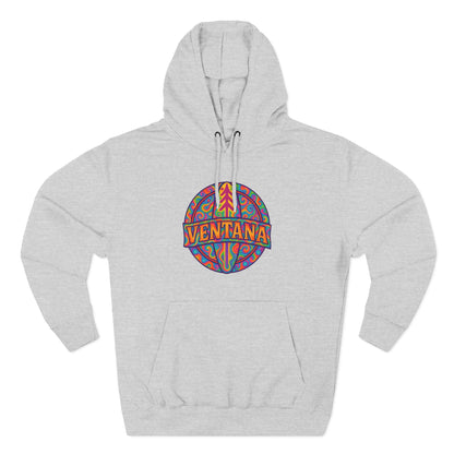 Ventana Psychedelic Treefish Logo fleece hoodie image 4
