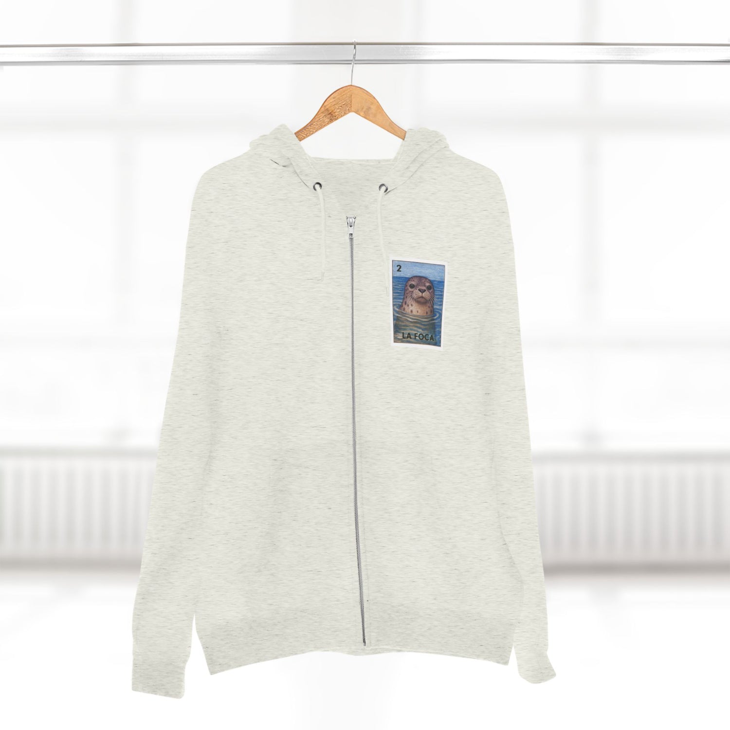 Seal Lotería Zip Hoodie