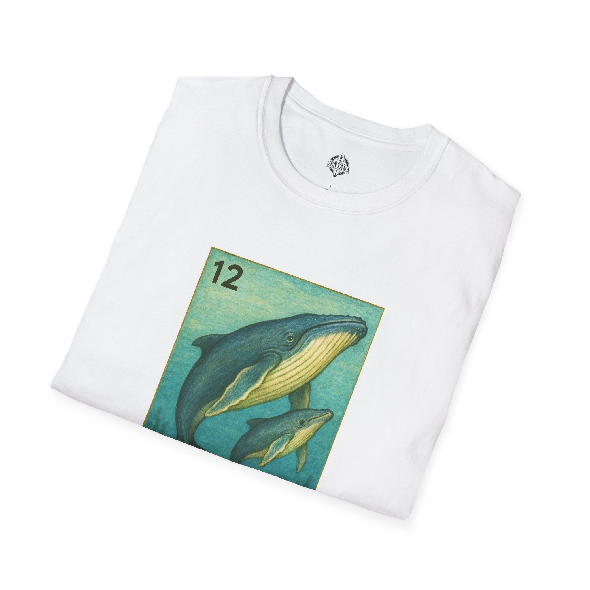 Whale Lotería cotton t-shirt image 20