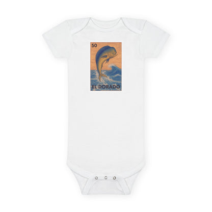 Dorado Lotería baby cotton onesie image 3
