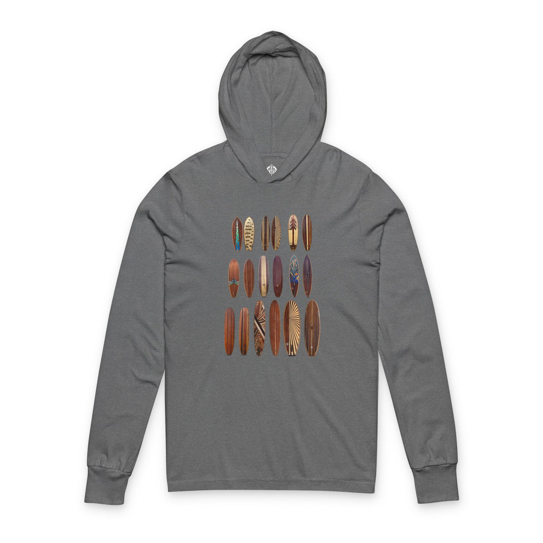 Ventana Wooden Surfboards cotton hooded long sleeve t-shirt image 2