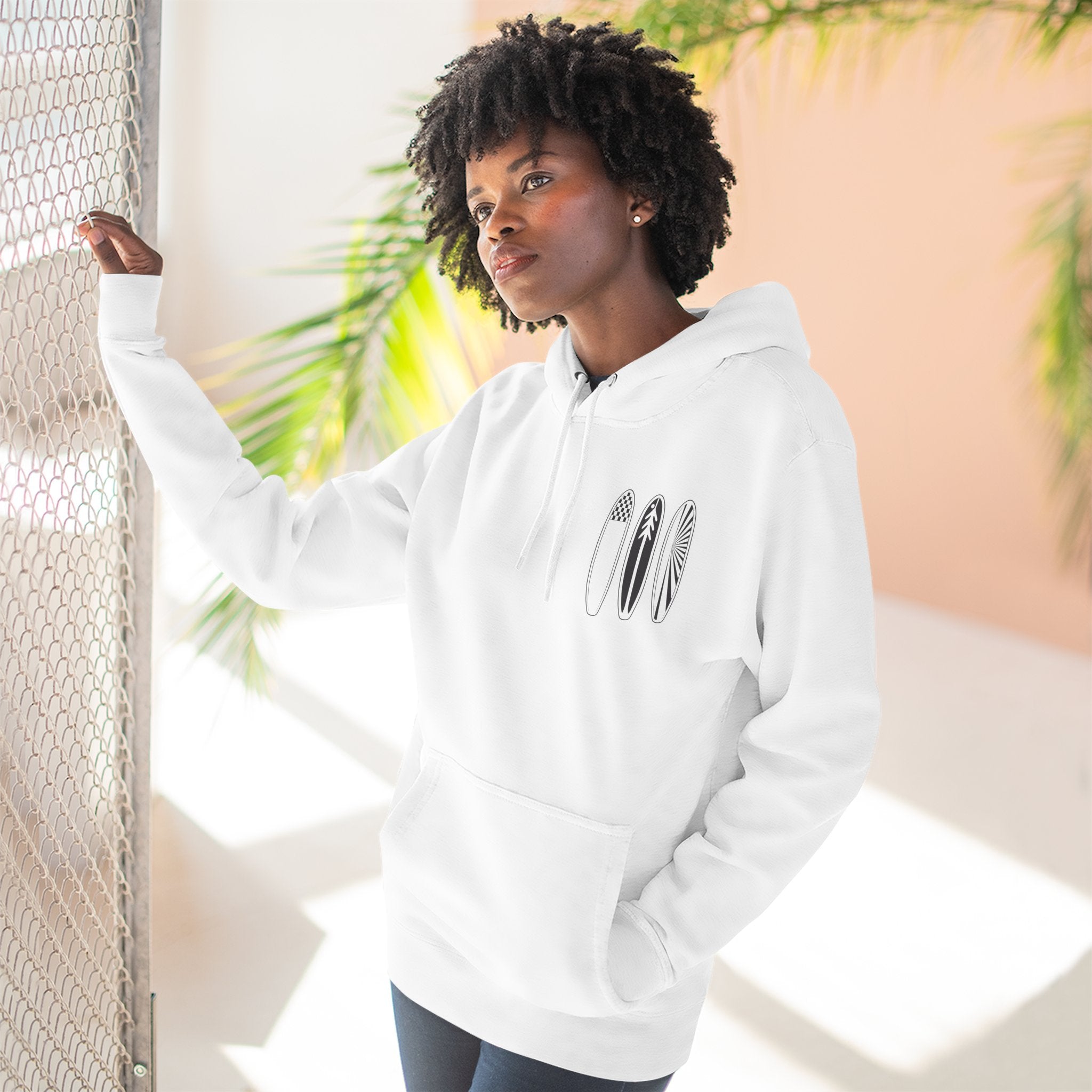 Ventana Three Board fleece hoodie image 19