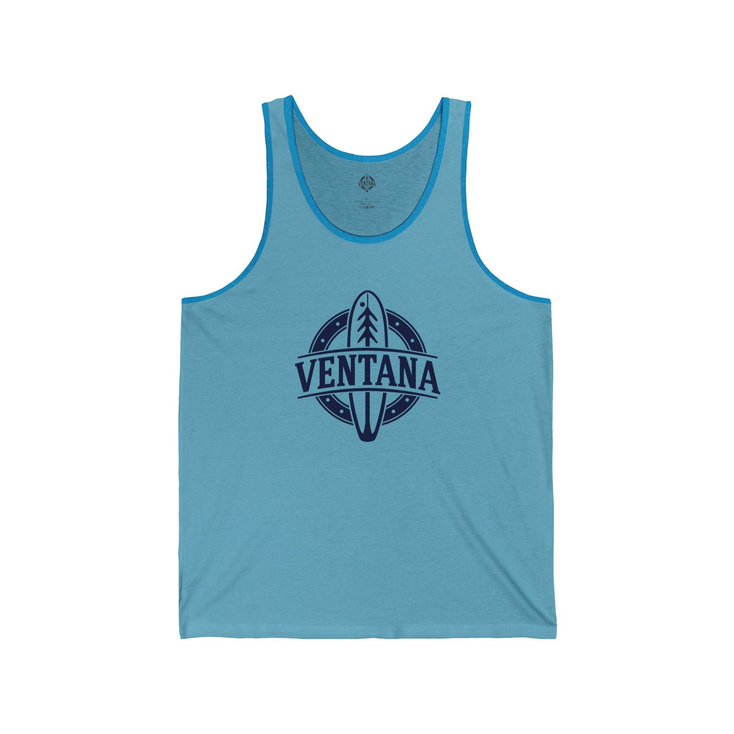 Ventana Psychedelic Treefish Logo jersey tank top image 2