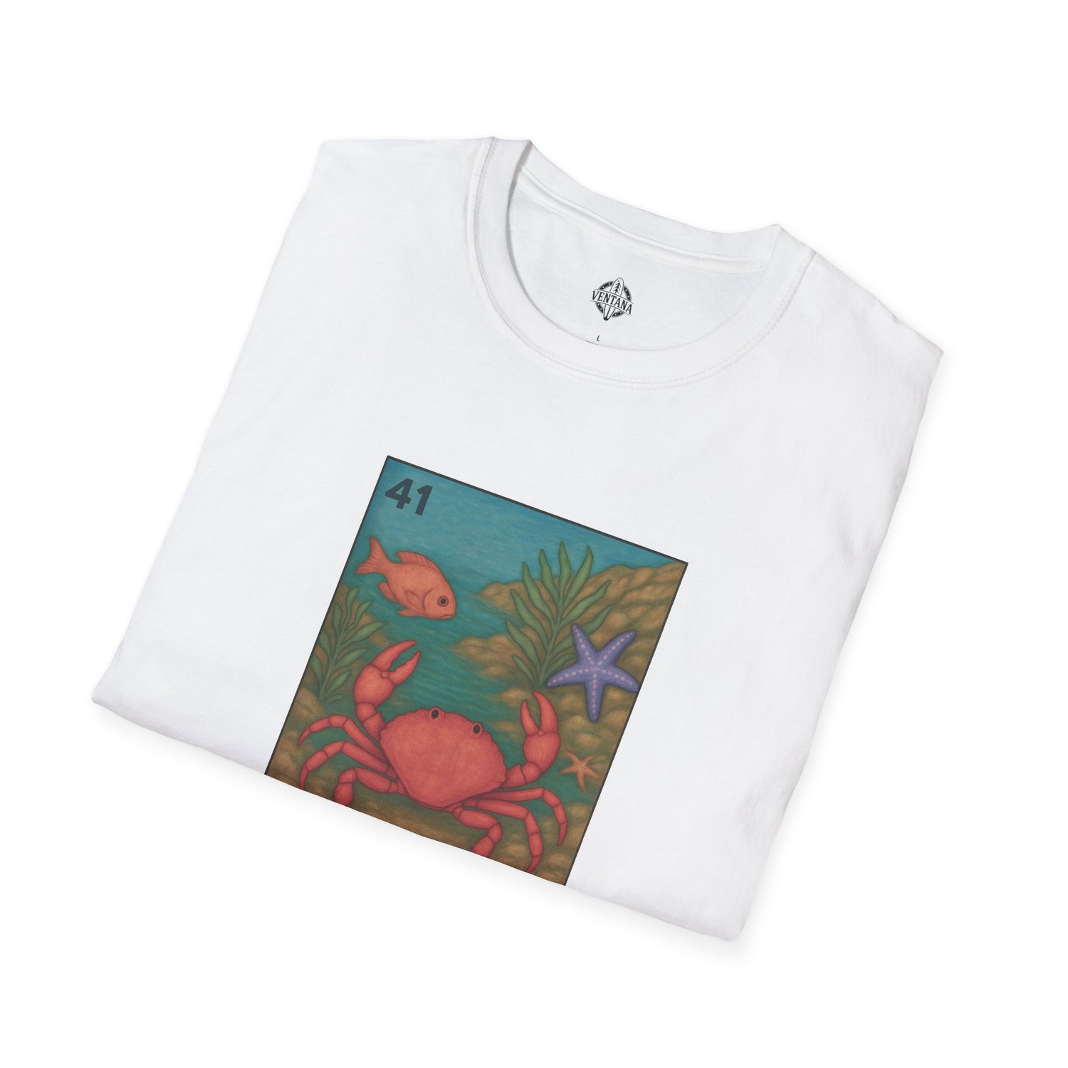 Crab Lotería cotton t-shirt image 19