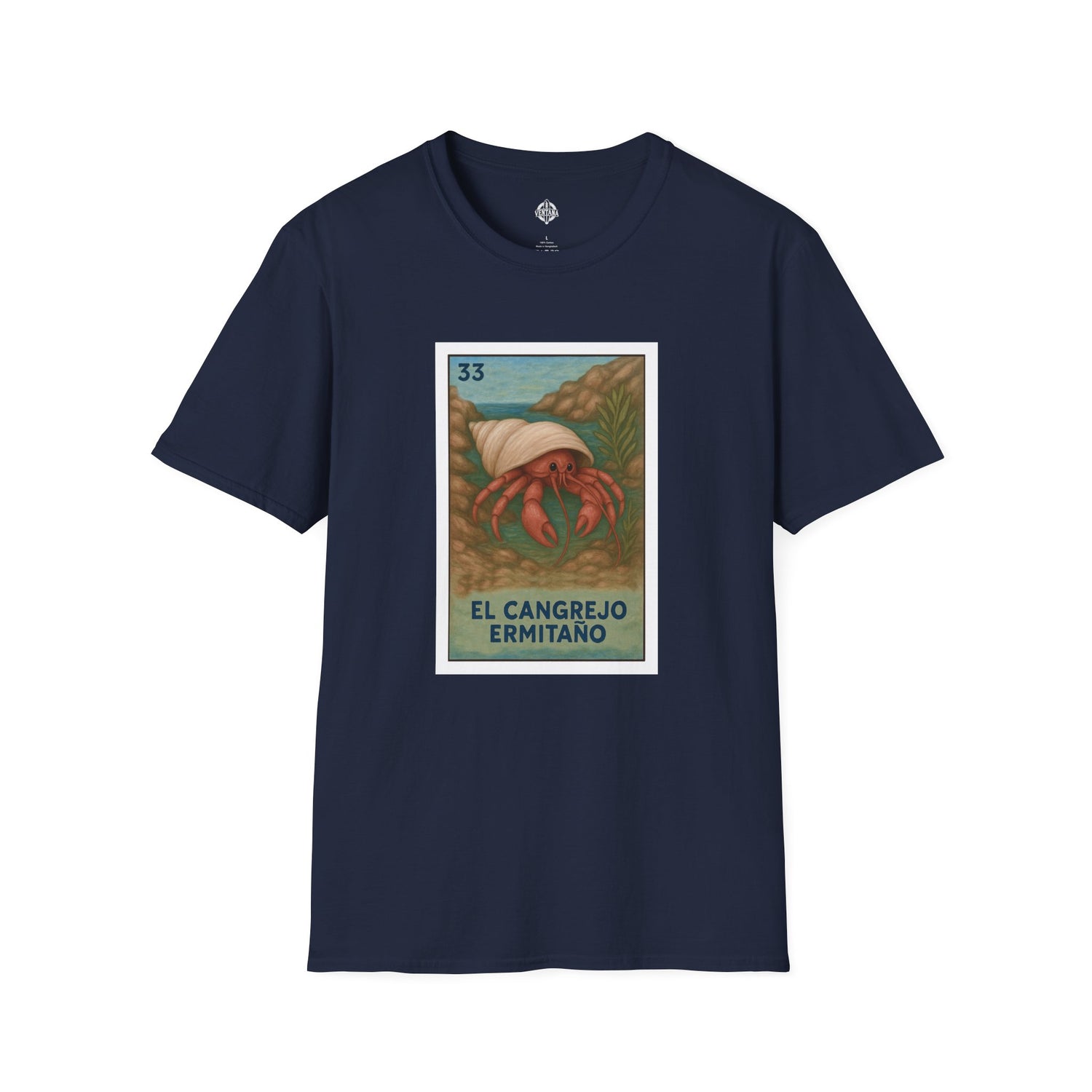 Hermit Crab Lotería cotton t-shirt image 1
