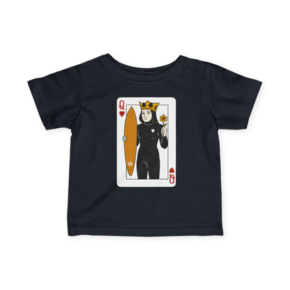 Queen of Hearts Surfer infant cotton t-shirt product image 13