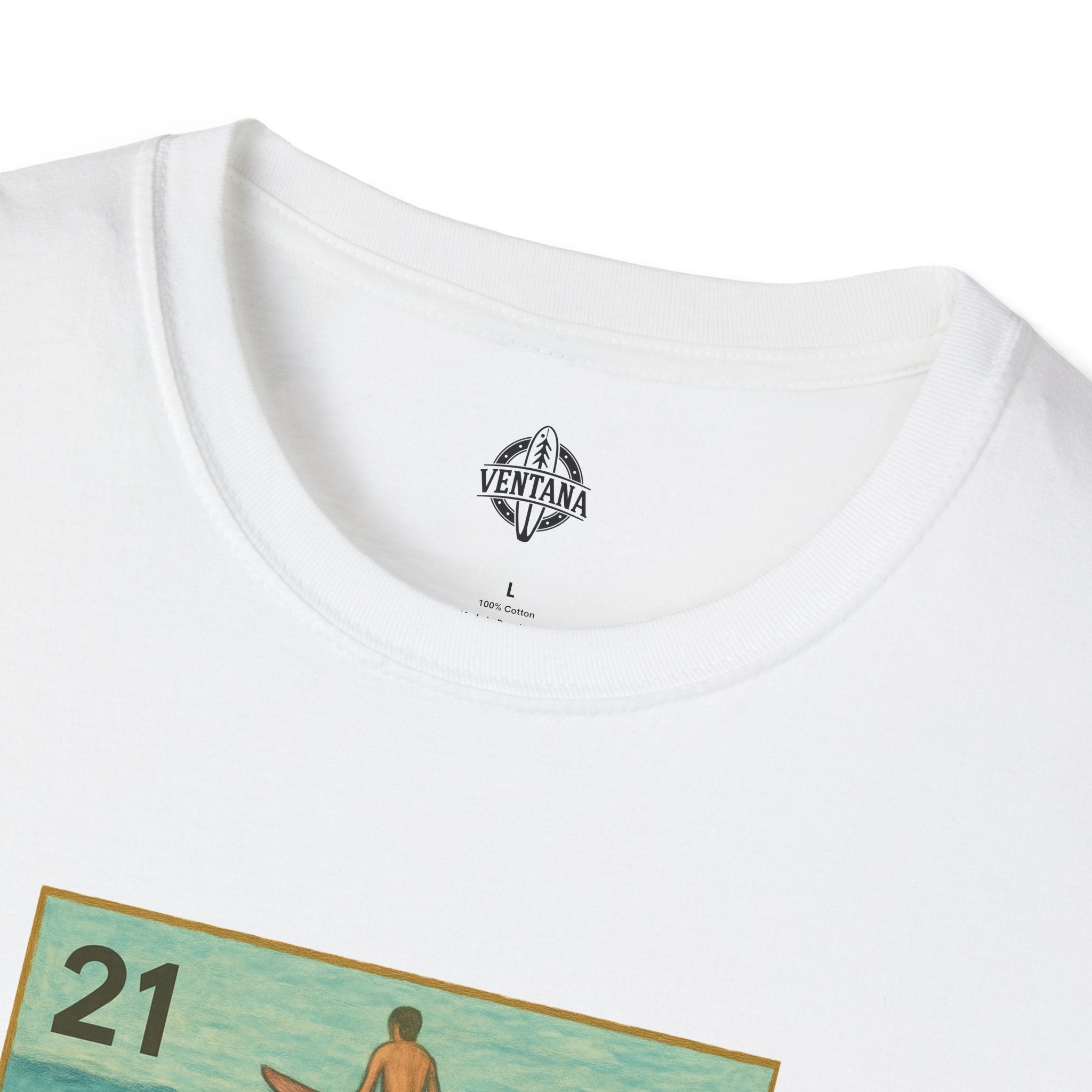Shark Lotería cotton t-shirt image 19