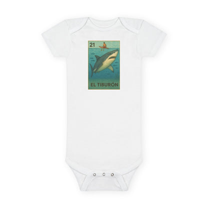 Kelp Forest Lotería baby cotton onesie image 3