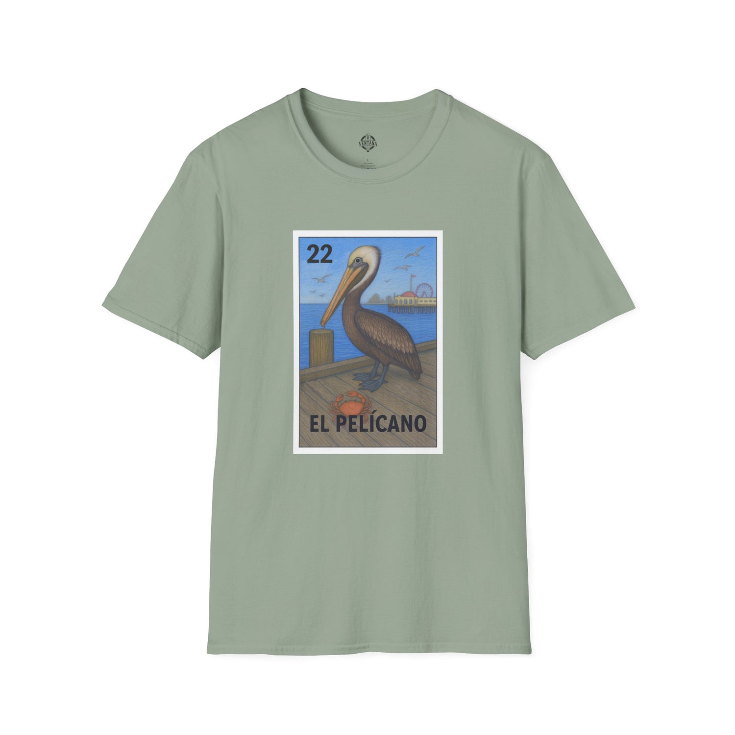 Pelican Lotería cotton t-shirt image 9