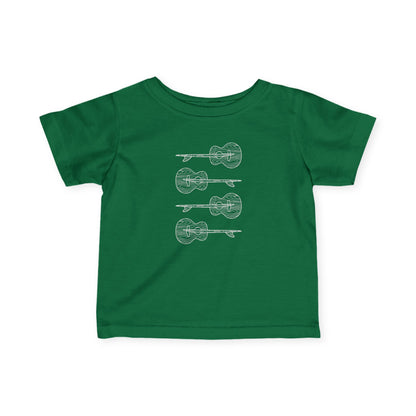 Ventana Santa Cruz Guitar Collab infant cotton t-shirt image 9