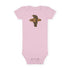 Surfing Grizzly Bear by Fabian Lavater baby cotton onesie image 2