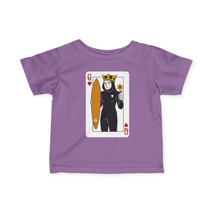Queen of Hearts Surfer infant cotton t-shirt product image 14