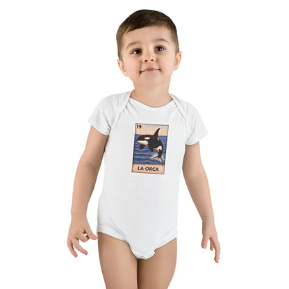 Orca Lotería baby cotton onesie image 6