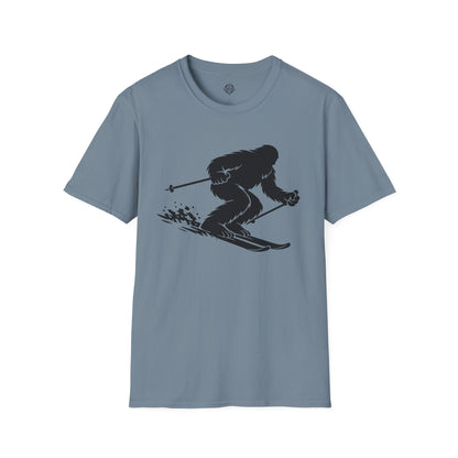 Ventana Shreddy Yeti Ski Unisex - U.S. Cotton T-Shirt