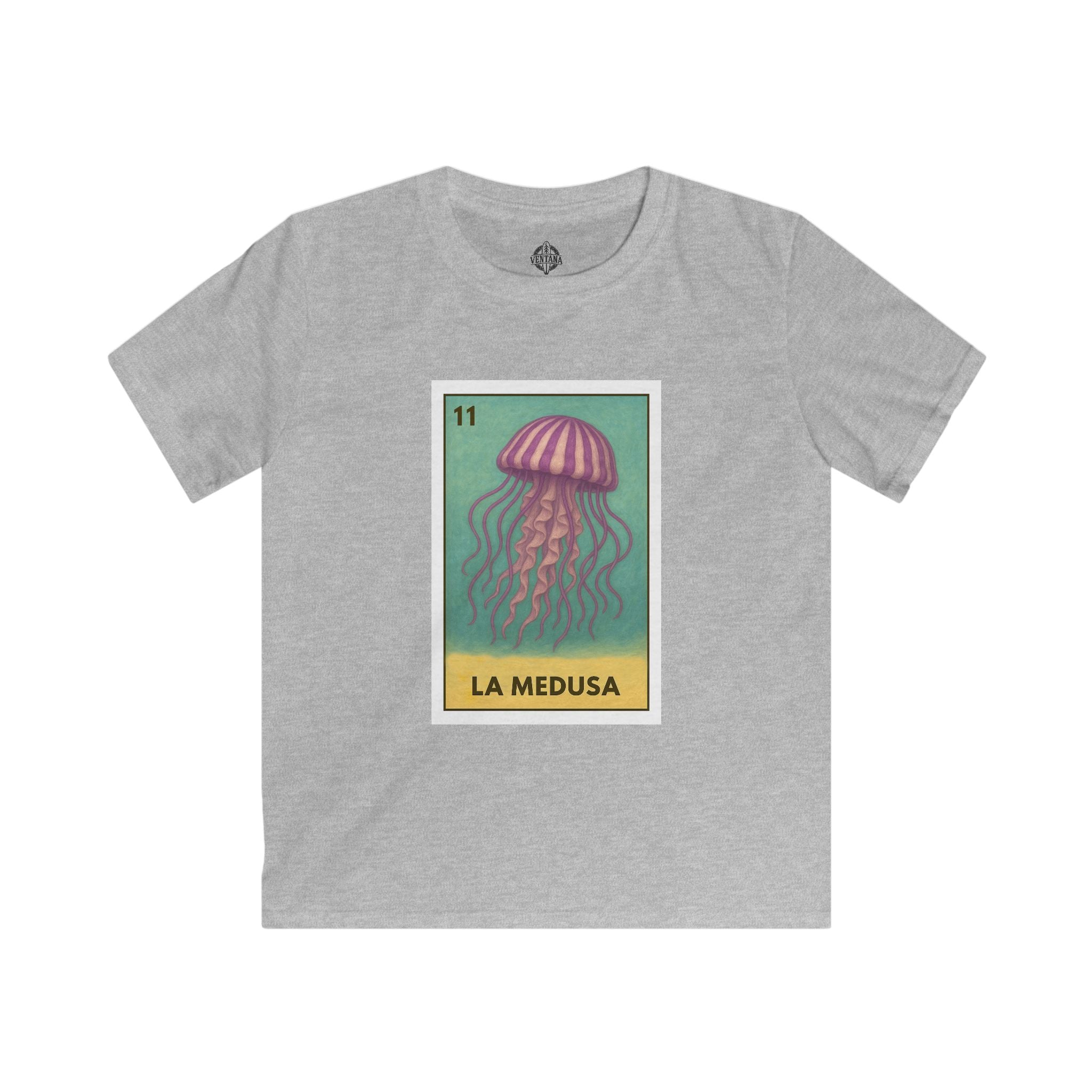 Sea Jelly Lotería kids soft style t-shirt image 6
