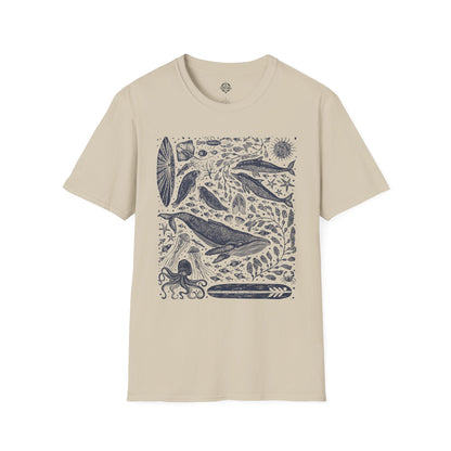 Ventana Marine Life by Lili Arnold cotton t-shirt image 2