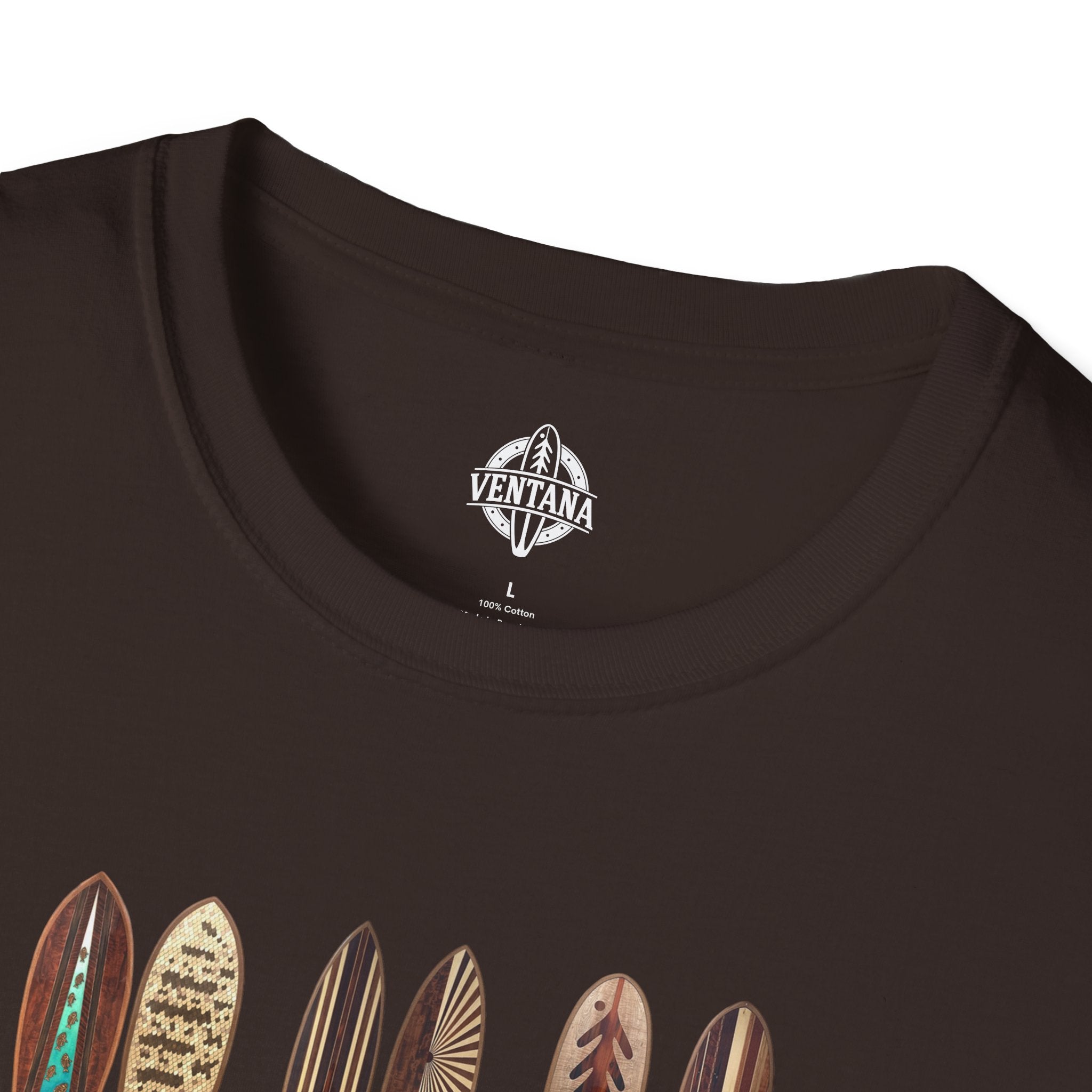 Ventana Wooden Surfboards Unisex - Soft Style U.S. Cotton T-Shirt