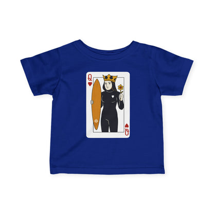 Queen of Hearts Surfer infant cotton t-shirt product image 12