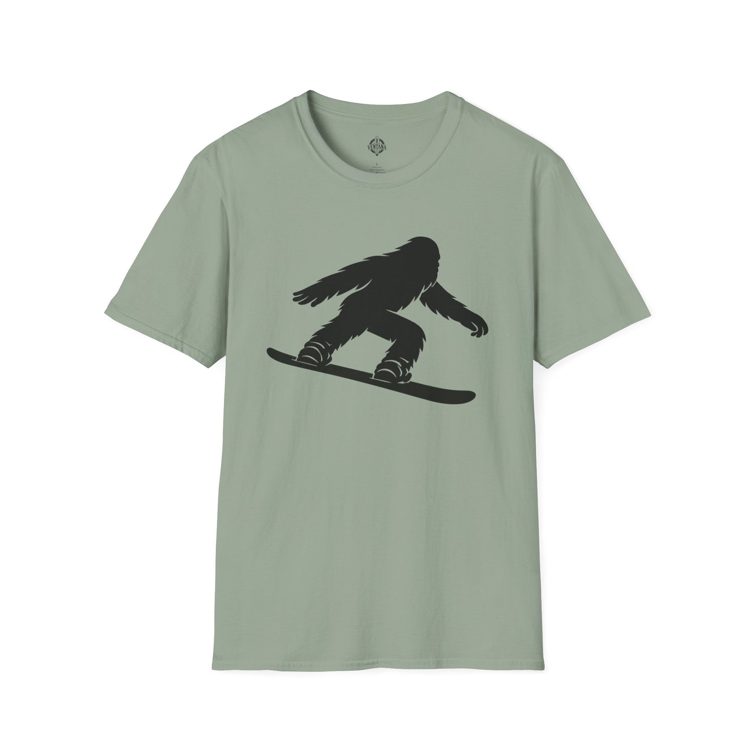Ventana Shreddy Yeti Snowboard Unisex - U.S. Cotton T-Shirt
