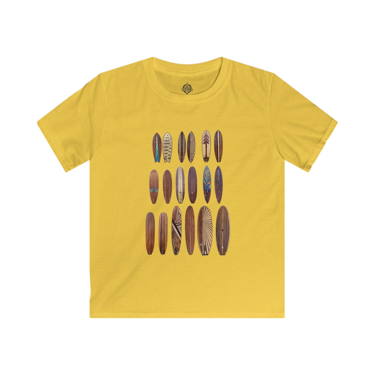 Ventana Wooden Surfboards kids soft style t-shirt image 7